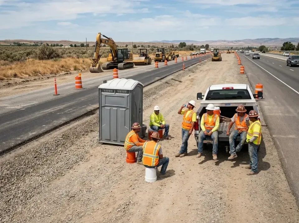highway-road-construction-crew-007 — frequently asked questions, Porta Potty and Restroom Rentals in Graham, WA